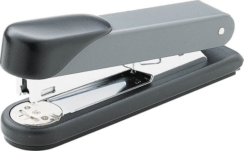 Heftgerät Novus Stabil, bis 30 Blatt, Einlegetiefe: 65mm, für
24/6+26/6 Klammern, grau