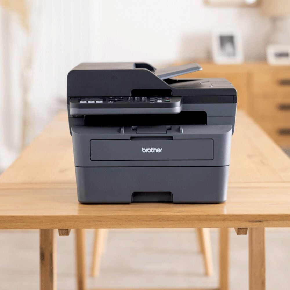 Drucker Brother MFC-L2800DW 4-in1 S/W-Multifunktionsdrucker, Duplexdruck, LAN/WLAN/USB 2.0, 22,5 Seiten/Minute, 1.200 x 1.200 dpi
