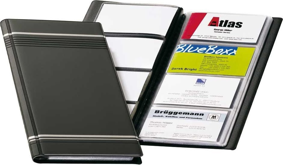 Visitenkartenalbum Durable VISIFIX 8581, für 96 Karten,
anthrazit