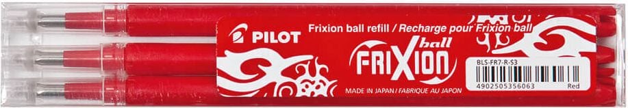 Tintenrollerminen Pilot BLS-FR7 2261, 0,4mm, Pack 3 Stück, rot