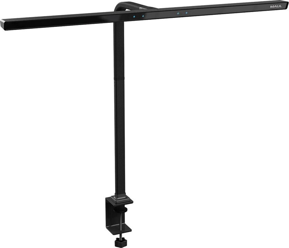 LED-Bildschirmleuchte Maul MAULgate 8189890, 13,2W, LED (warmweiß-tageslichtweiß), 1800lm, Beleuchtungsstärke und Farbtemperatur stufenlos dimmbar, Tageslichtsensor, Klemmfuß, schwarz