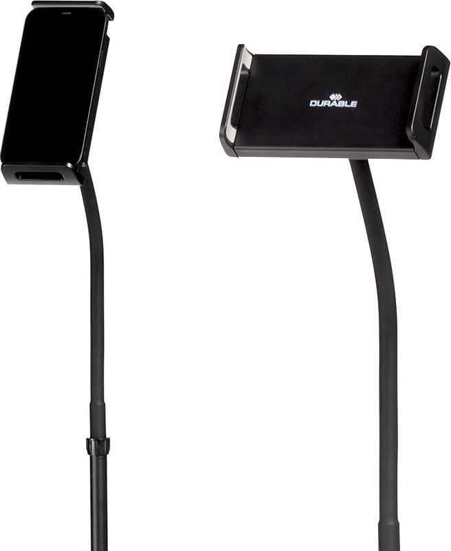 Tablethalterung Durable TWIST FLOOR 894201, für 4,7-13 Zoll Tablets im Hoch- und Querformat, Bodenständer, schwarz, schwarz