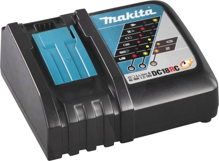Akku-Ladegerät Makita DR18C, 14,4V - 18V, 5 Ah, LED Ladestandanzeige