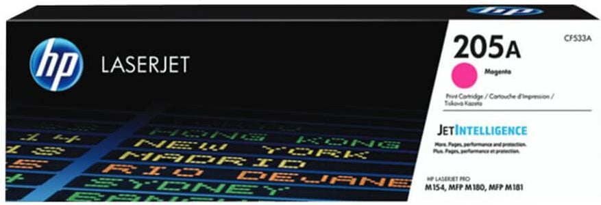 HP Lasertoner CF533A Nr. 205A, magenta, 900 Seiten