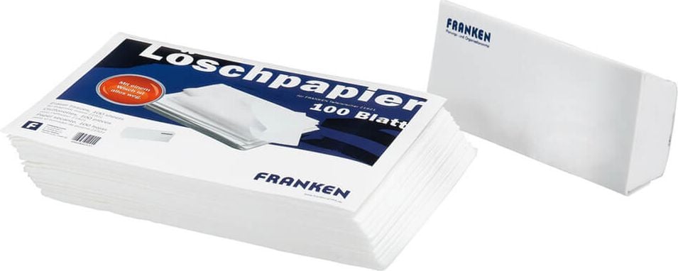 Tafelwischer Franken Z1921, magnetisch, 7,5x4,5x16cm, weiß