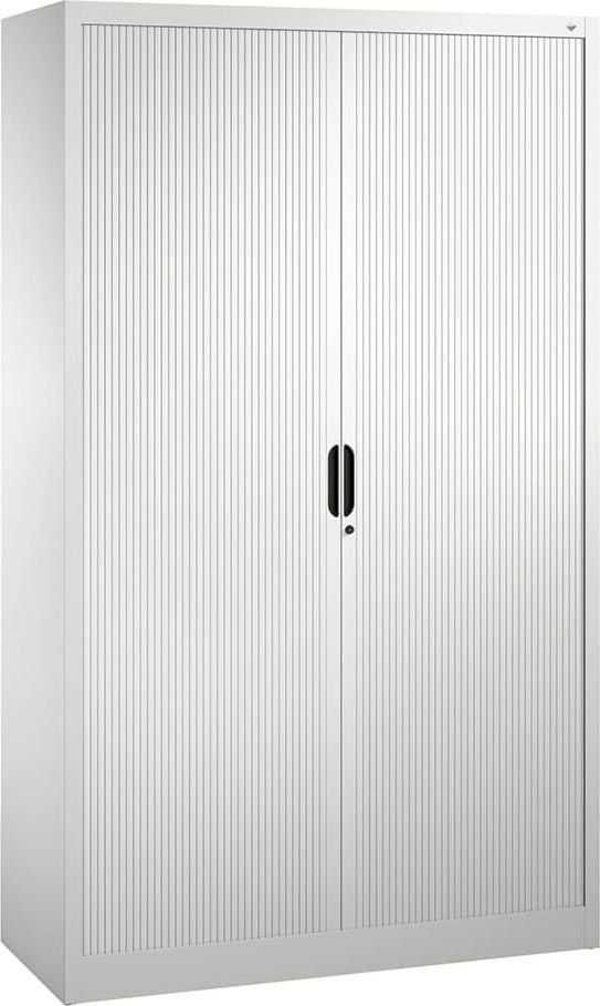 Aktenschrank CP Omnispace 3203-00, 120x198x42cm (BxHxT), 2 Querrollläden,
4 Fachböden, 5 Ordnerhöhen, anthrazit