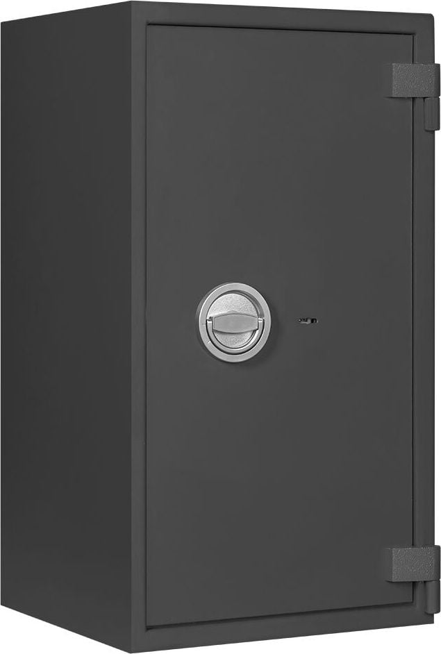 Möbeleinsatztresor Format MT 4 112328-60000, 74x40,5x38,5cm, 41kg, Doppelbartschloss, Sicherheitsstufe S1 gemäß EN 14450, 89 Liter Volumen, dunkelgrau
