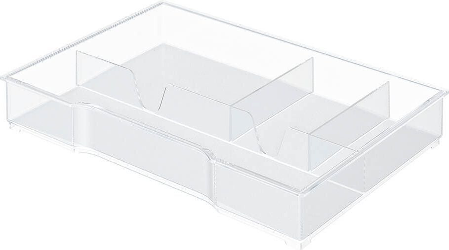 Schubladenbox-Einsatz Leitz 5215, für Leitz Plus, CUBE, WOW CUBE, 4 Fächer,
transparent, Polystyrol