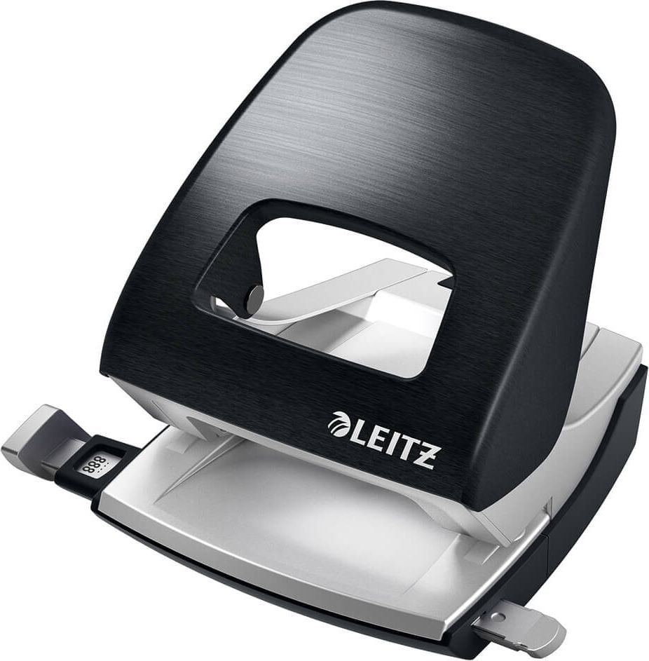 Locher Leitz New NeXXt Style 5006, ca. 30 Blatt, Anschlagschiene, bordeauxrot