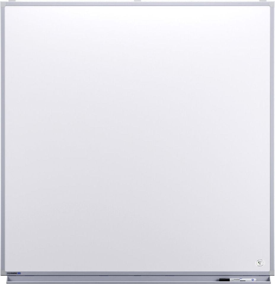 Whiteboard Legamaster Professional 7-100072, 120x120cm, emailliert, trocken abwischbar, Aluminiumrahmen, Wandaufhängung, inkl. Zubehör, FSC, EU-Ecolabel