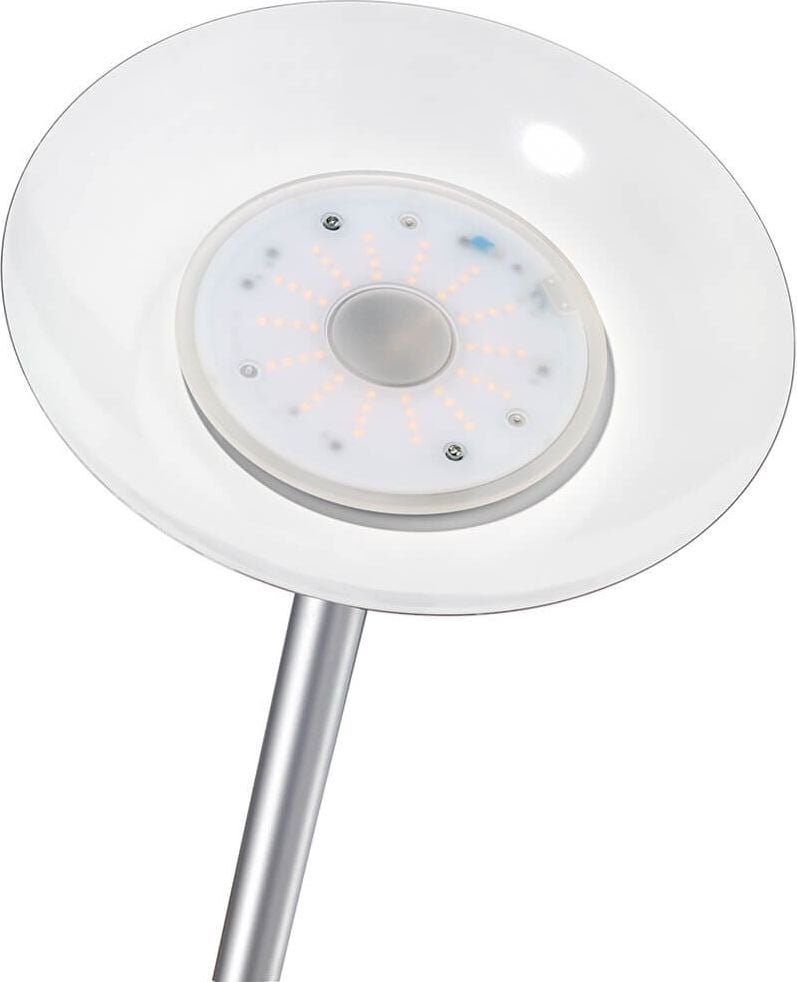 LED-Stehleuchte Unilux VARIALUX 400090468, 30 W LED (warmweiß), 120lm, stufenlos
dimmbar, 186cm hoch, metallgrau