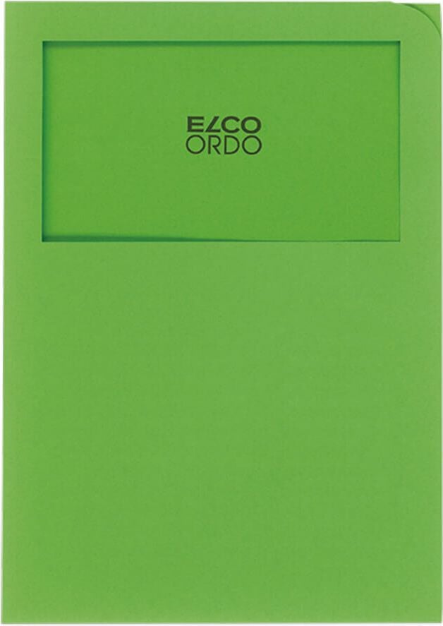 Sichtmappen Elco Ordo classico Organisationsmappe 29469, A4, Karton 120 g/m², Sichtfenster, Pack 100
Stück, blau