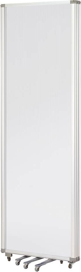 Stellwand Magnetoplan Raumteiler faltbar mobil 1105351, 181x180x37cm (BxHxT), Polycarbonat,
halbtransparent, faltbar, 8 Laufrollen