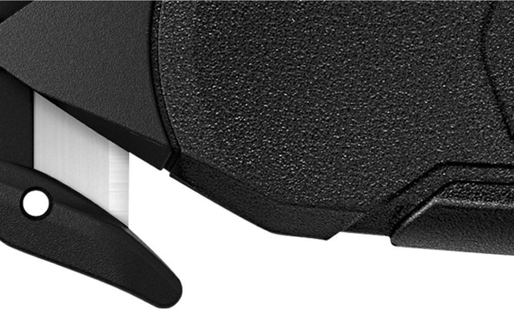 Cutter Martor SECUMAX 148 Sicherheitsmesser 148001.12, feste Klinge (Einweg), 2 abgeschirmte Schneidkanten, 80% recycelter Kunststoff, schwarz