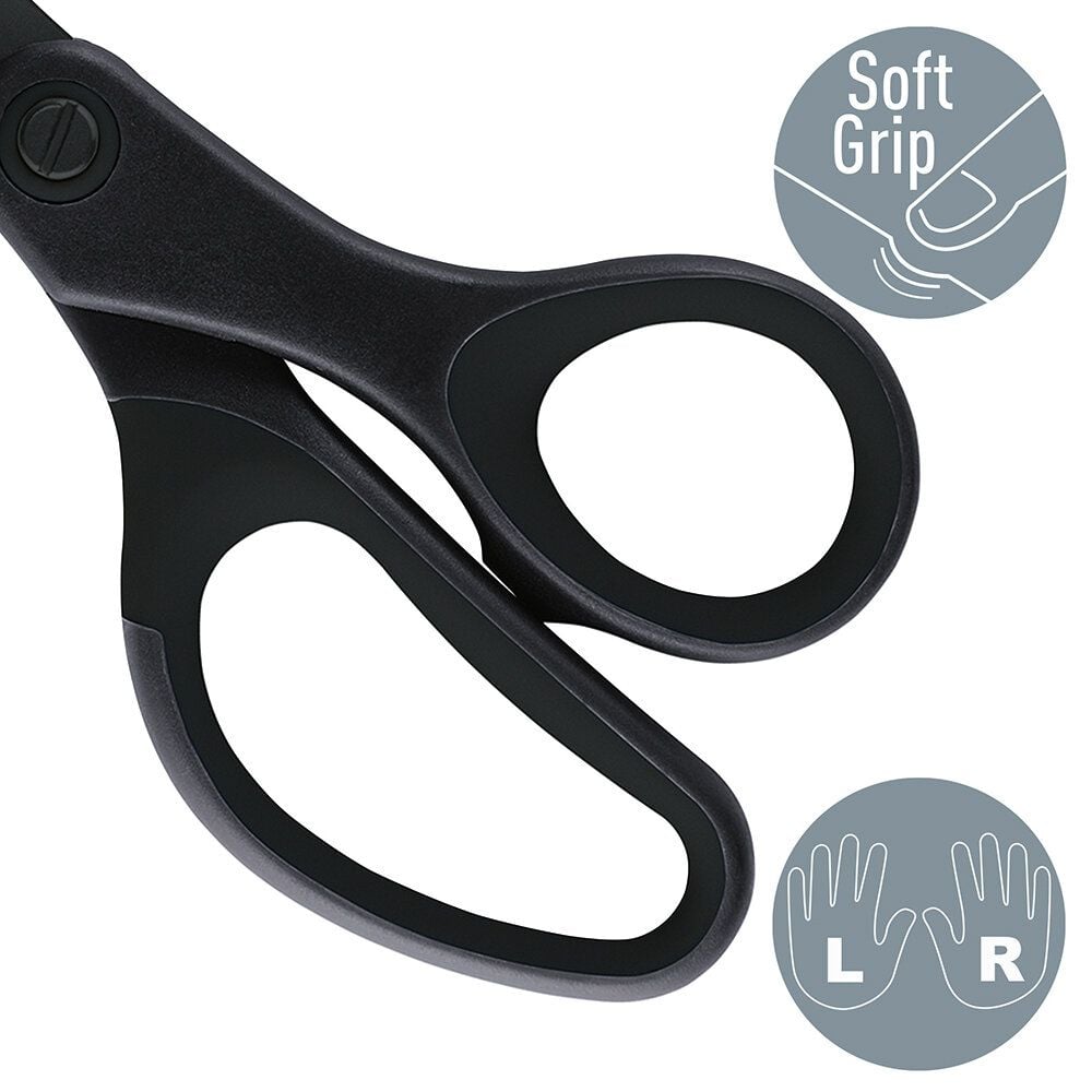 Schere Leitz Titan Anti-Haft 20,5cm 54206095, 8 Zoll, Universalschere, Titan- und Antihaftbeschichtung, ergonomischer Softgriff, rostfrei