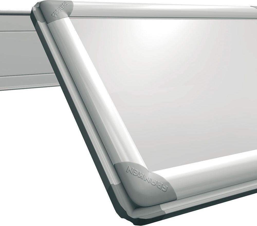 Whiteboard Franken Pro Plus SC881220, 120x200cm, emailliert, trocken abwischbar,
Ablageschale, Wandaufhängung