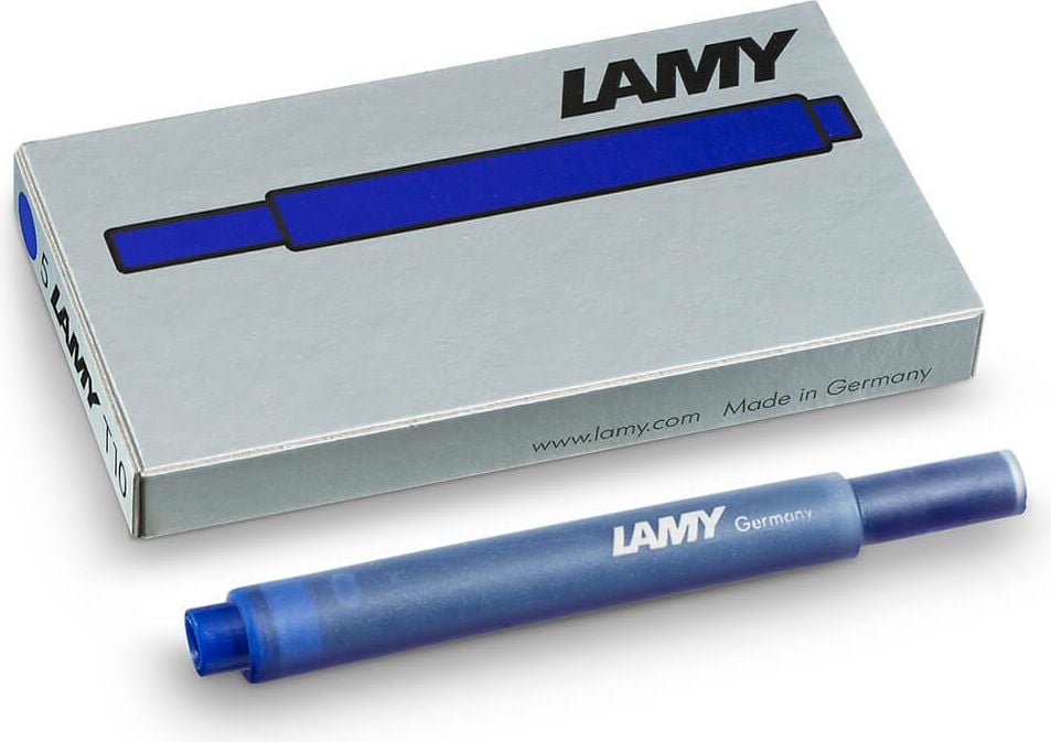 Füllhalter-Tintenpatronen Lamy T10, Großraum, Pack 5 Stück, blau
