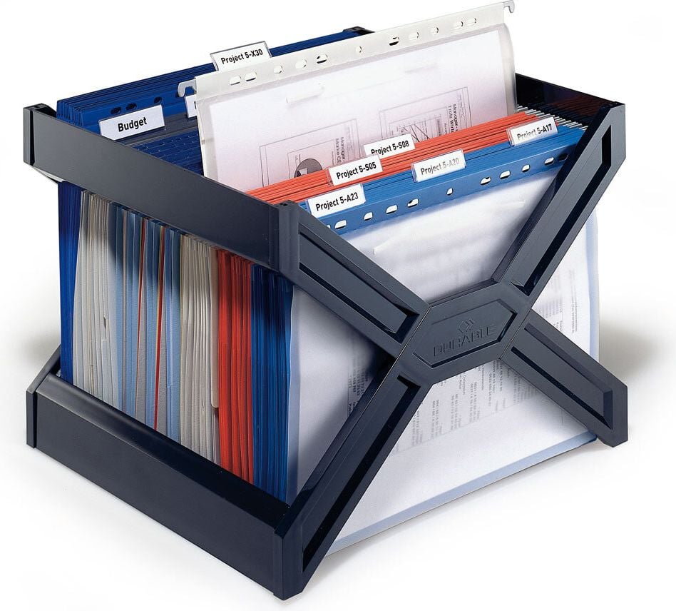 Hängekorb Durable CARRY PLUS 2611-01, für ca. 30 Hängemappen, Kunststoff, schwarz