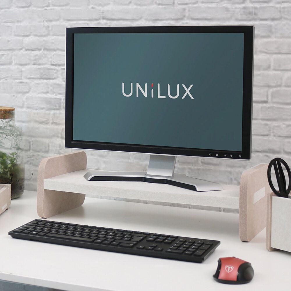 Monitorerhöhung Unilux REVERSO 400165144, für bis 22 Zoll Bildschirme, bis 16 kg