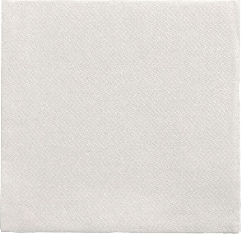 Servietten Papstar DAILY Collection 24x24cm 89600, 1/4 Falz, 2-lagig, Tissue, weiß, Pack 150 Stück, weiß