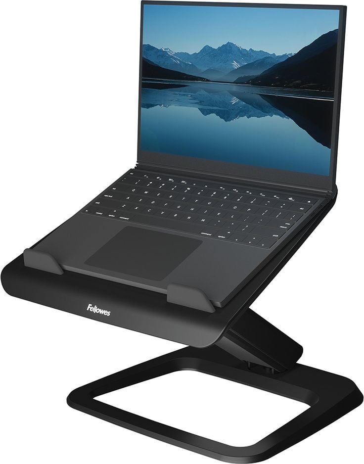 Notebookständer Fellowes Hana LT 100016994/100016995, bis 19 Zoll Laptops, Tragfähigkeit bis 4,5kg, winkel- und höhenverstellbar, Metall/Kunststoff, weiß