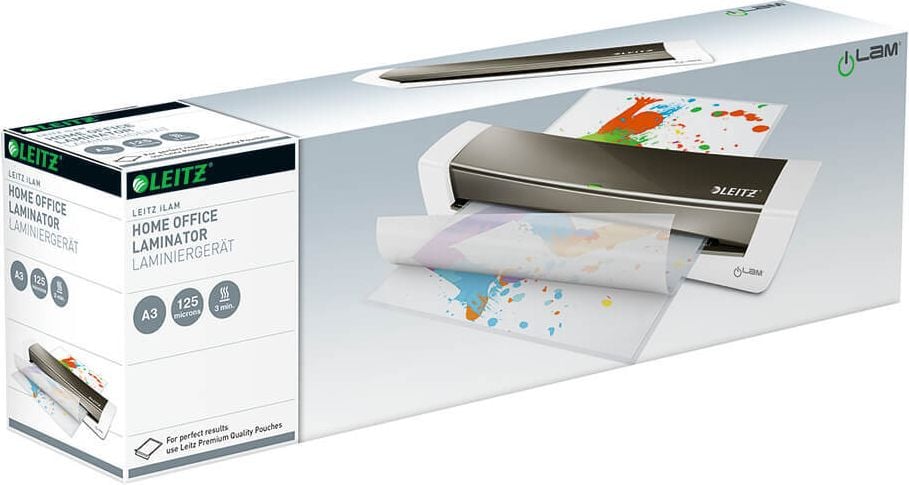 Laminiergerät Leitz iLAM Home Office A3 7440, bis DIN A3, max. Breite 320mm, bis 125mic, grau