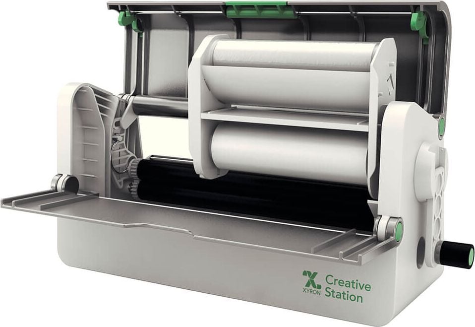 Laminiergerät XYRON Creative Station 624663, DIN A6/DN A4, max. Breite: 230mm, bis 160
mic, 60mm/Min., weiß/grau