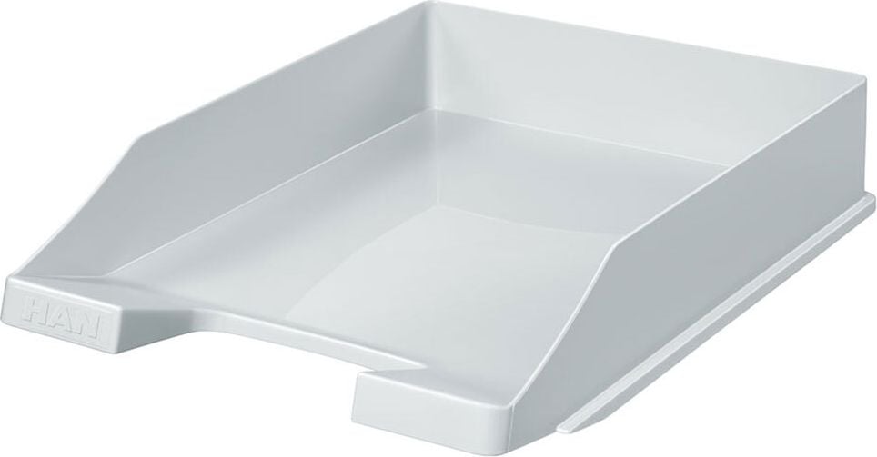 Ablagekorb HAN Standard KLASSIK 1027, A4, 6,5cm hoch, Polystyrol (PS), farbig, grau