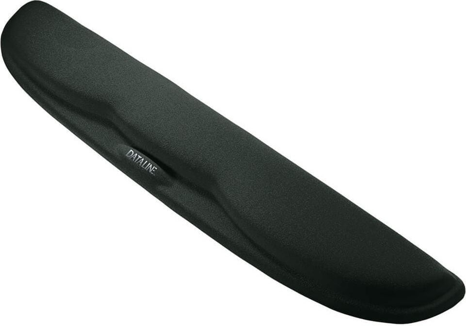 Handgelenkauflage Esselte Gel Rest 1 67109, 555x145x35mm, für Tastatur, Gelfüllung, Stoffoberfläche, schwarz