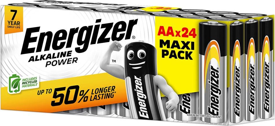 Batterien Energizer Alkaline Power Mignon (AA), 1,5 V, Maxipack 24 Stück