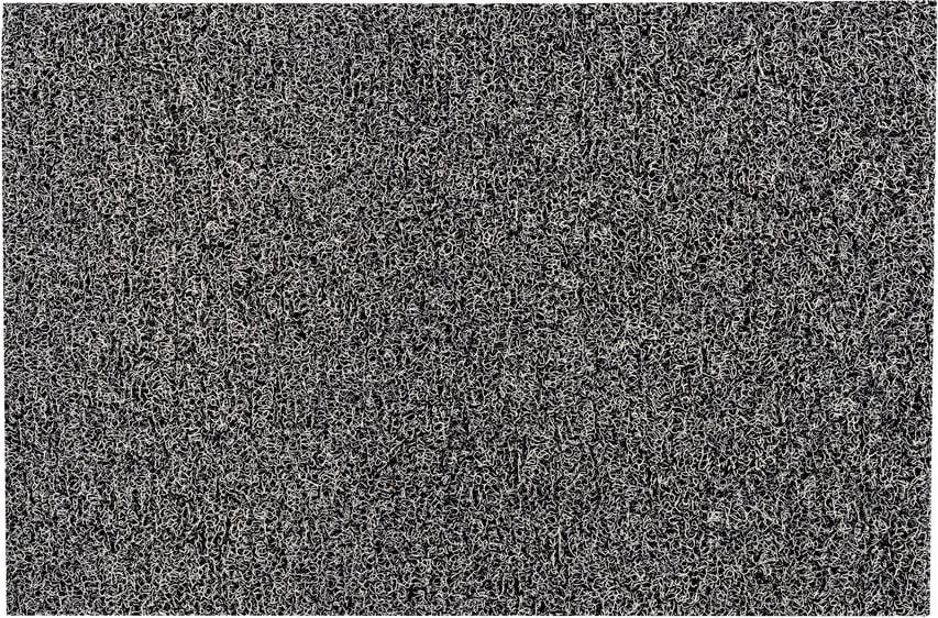 Schmutzfangmatten DOORTEX twistermat EDEMFLVA0013, 50x80cm, rechteckig, Außenbereich, schwarz/weiß