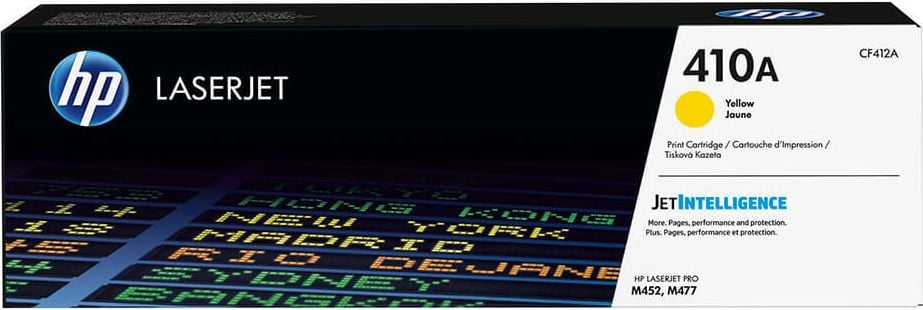 HP Lasertoner CF412A Nr. 410A, yellow, 2.300 Seiten