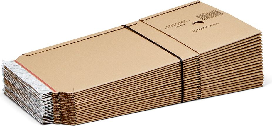 Universalverpackungen KBV-217, A5, Innenmaß: 217x155x60mm (LxBxH), variable
Höhe, B-Welle, braun, Pack 20 Stück