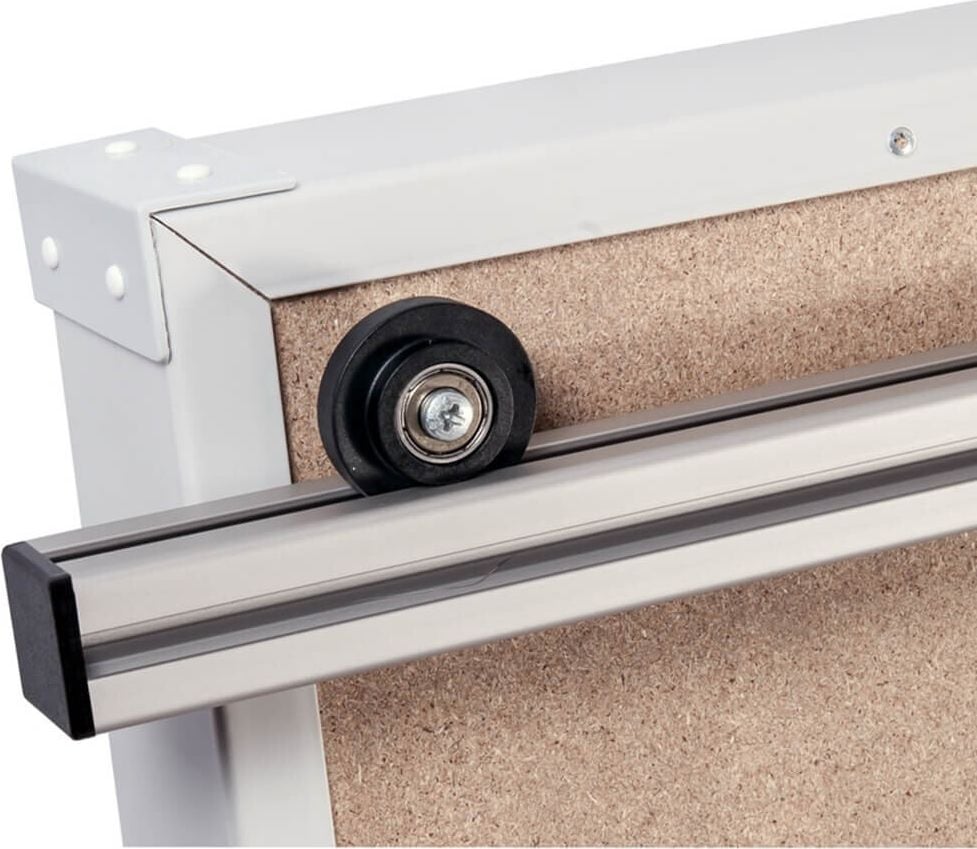 Werkstattplaner Eichner Flexo-Board Kaban-Prinzip 9089-00011, für 50 x A4, 170x128,2cm (BxH), fünfreihig
(5 Einzelsegmente), Kunststoff, grau