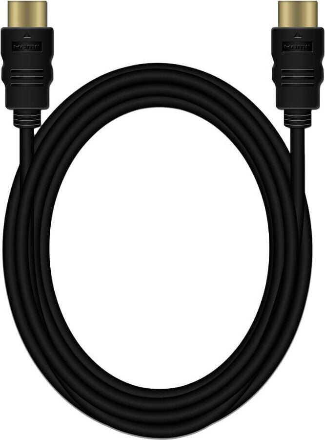 Monitorkabel MediaRange HDMI-Kabel High Speed MRCS157, HDMI High Speed mit Ethernet, 18 Gbit/s
Datenübertragungsrate, Kabellänge 3 m,
schwarz