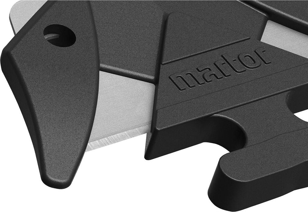 Cutter Martor SECUMAX 350 SE 350040.02 25,85mm, 25,85mm Klinge, 98% recyceltes Kunststoffgehäuse, Klebebandritzer, schwarz