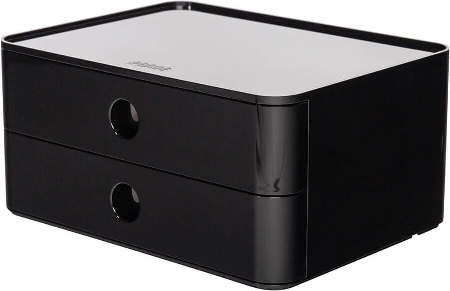 Schubladenbox HAN SMART-BOX ALLISON 1120, für A5, 2 geschlossene Schubladen, ABS-Kunststoff, schwarz