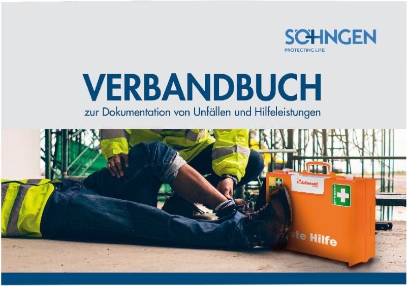 Erste Hilfe Verbandbuch Söhngen 8001008, DIN A5