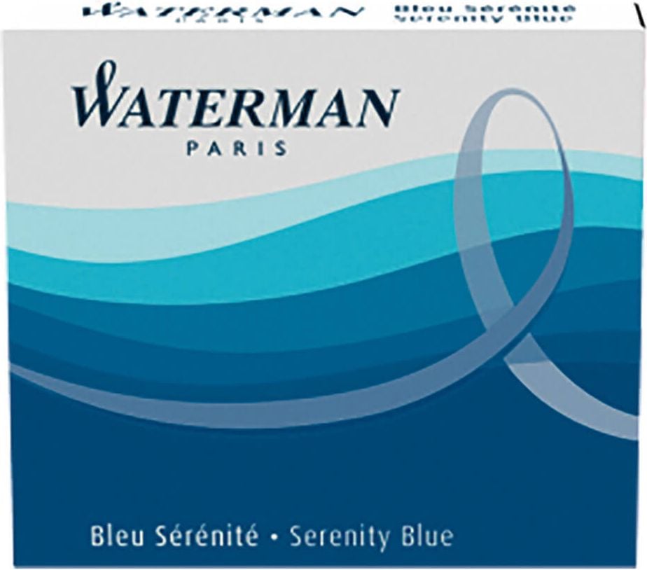 Füllhalter-Tintenpatronen Waterman International, Pack 6 Stück, blau