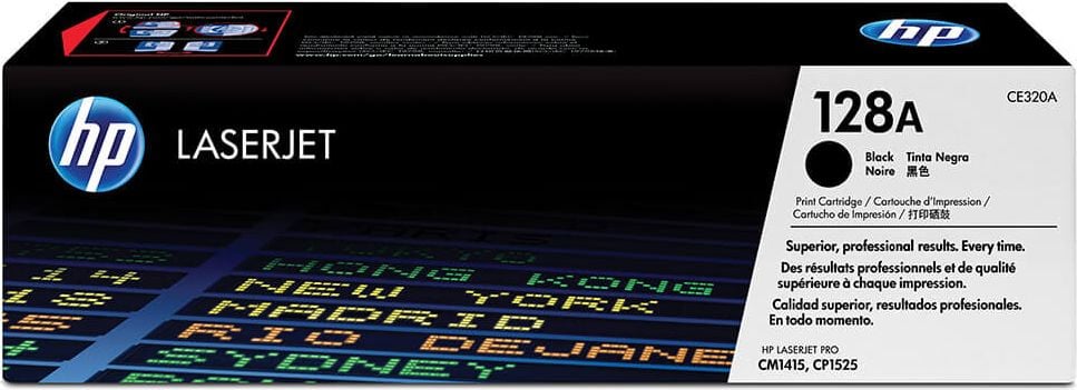 HP Lasertoner CE320A Nr. 128A, schwarz, 2.000 Seiten