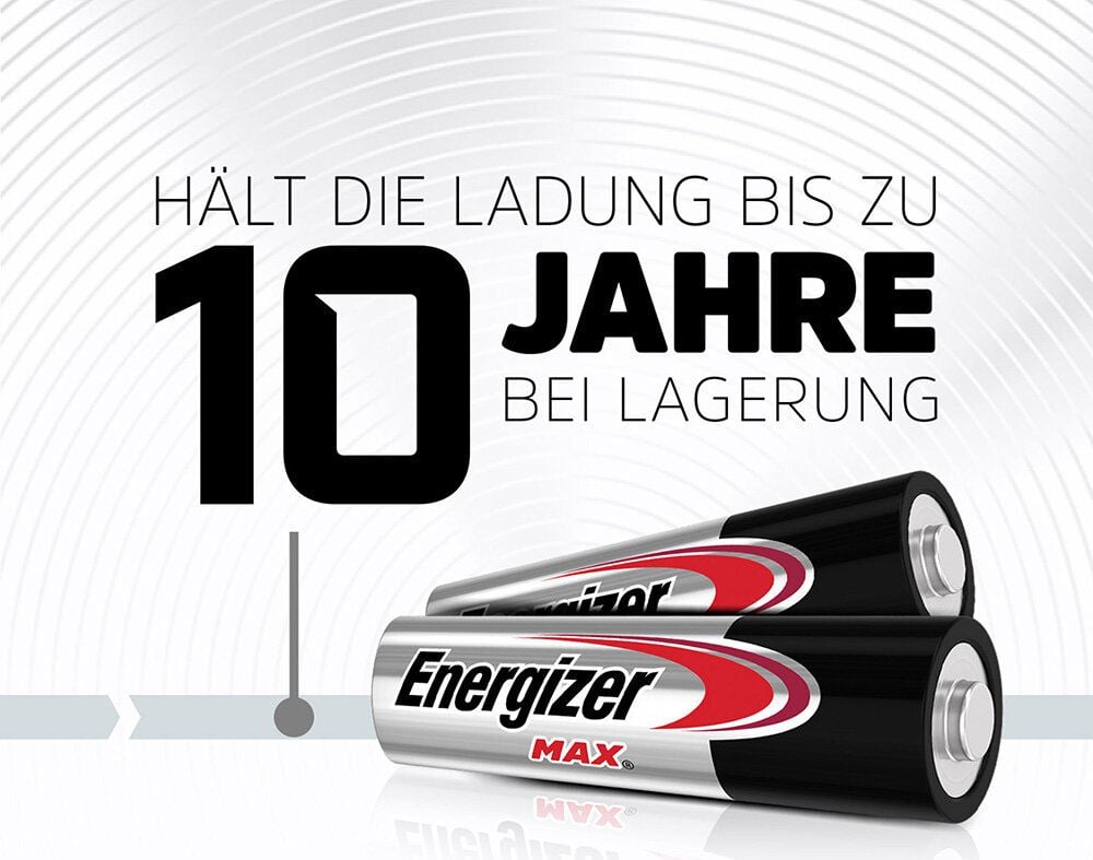 Batterien Energizer Max Mignon Bonuspack 15+5 (AA), 1,5 V, bis zu 10 Jahre Leistungserhalt, Bonuspack 20 Stück (5 Stück gratis)