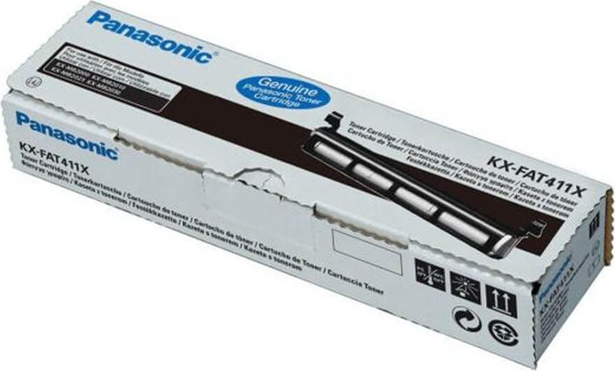 Panasonic Lasertoner KX-FAT411X, schwarz, 2.000 Seiten
