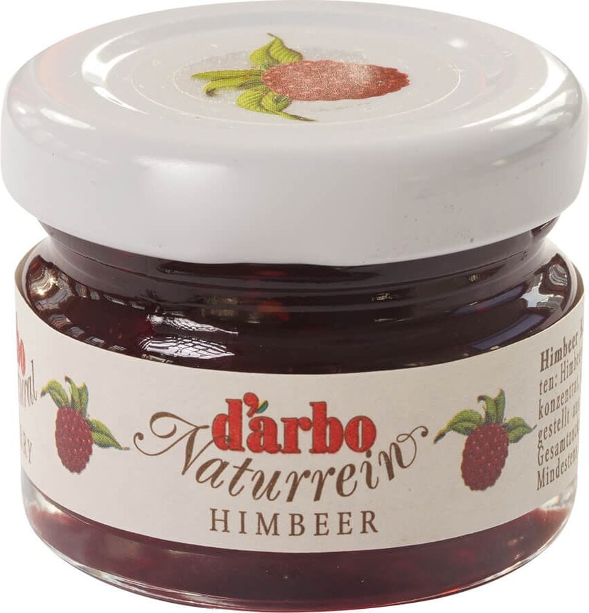 Konfitüre Darbo Extra Himbeere 70000032, Himbeere, 60 Minigläser á 28 g