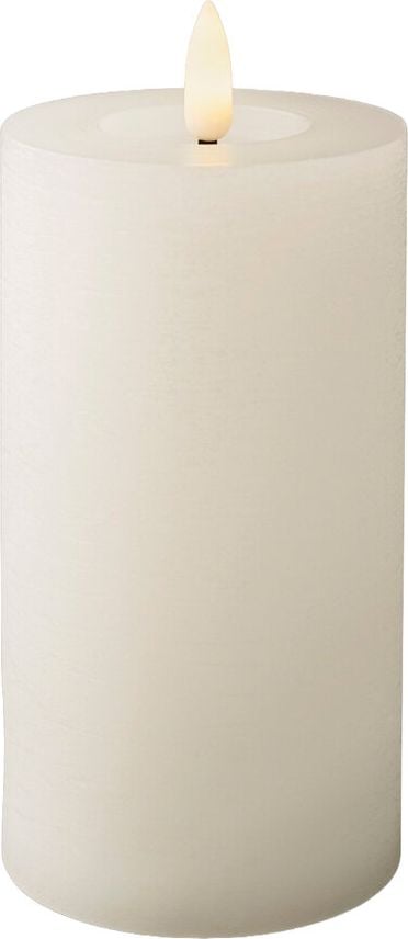 LED-Kerze LUMINEO, 7x15cm (DxH), Wachs, mit Timerfunktion,
warmweiß, weiß