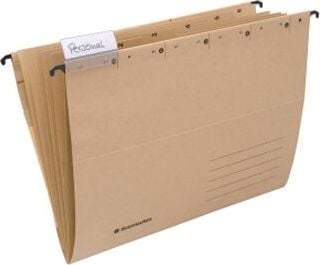 Hängehefter Soennecken 2053, Personalhefter, 5 kaufm. Heftungen/
Trennblätter, Natronkarton (RC) 320 g/m²
