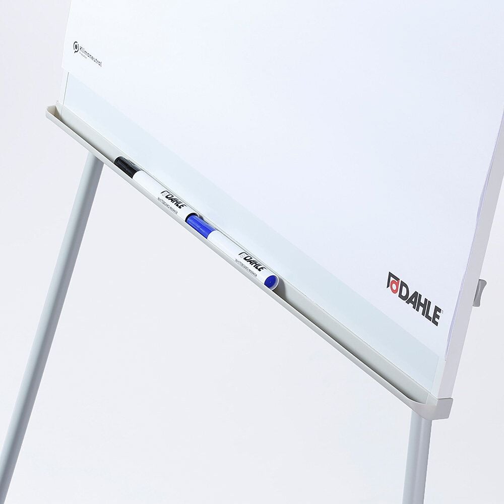 Flipchart Dahle Personal 96010, Tafel 66x98cm, Dreibeinstativ, Alurahmen,
grau