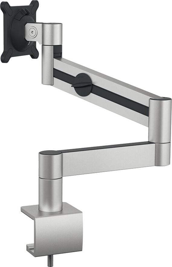 Monitorhalter Durable 508323, für 1 Monitor 21-27 Zoll bis 8 kg,
höhenverstellbar, Schwenkarm, Tischklemme,
silber metallic