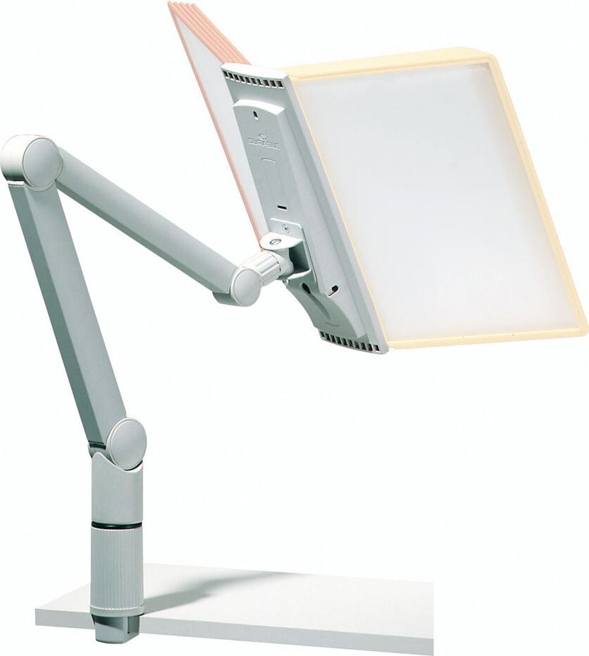 Sichttafel-Schwenkarm Durable Sherpa Swing Arm Module, für 10 Tafeln, grau