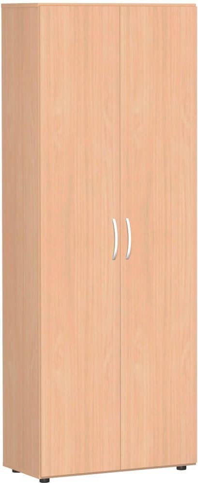 Aktenschrank Geramöbel Mailand S-386002, 80x216x42cm (BxHxT),
2 Flügeltüren, Bogengriff, buche
