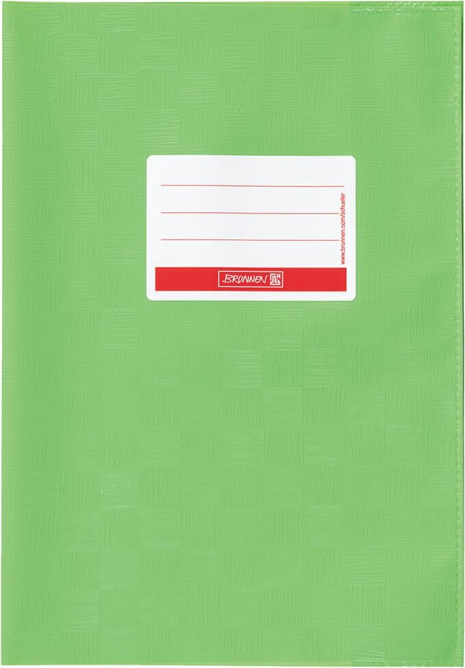 Heftschoner Brunnen 10-40525, für A5 hoch, farbig, Beschriftungsschild, grün